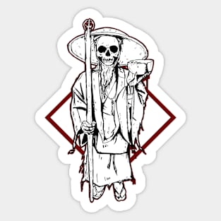 dead monk Sticker